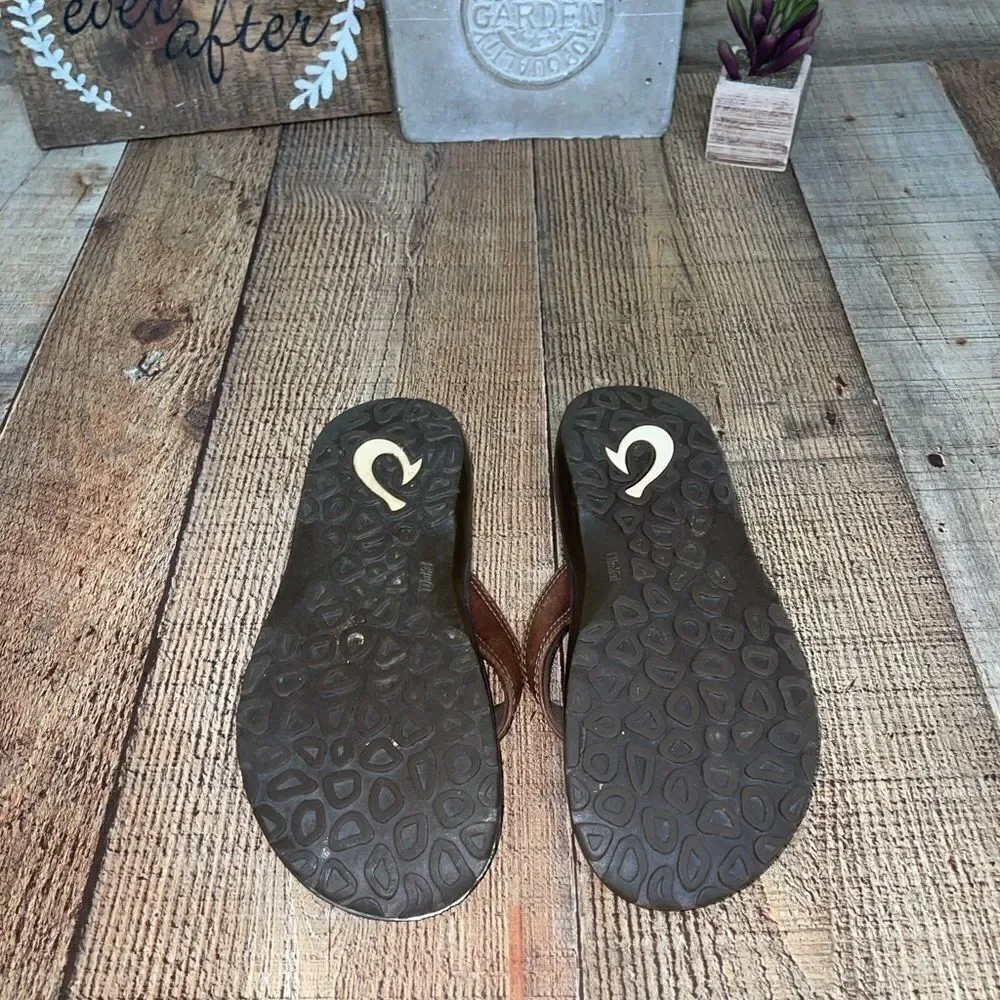 💜 Olukai Ohana flip flops read description‎